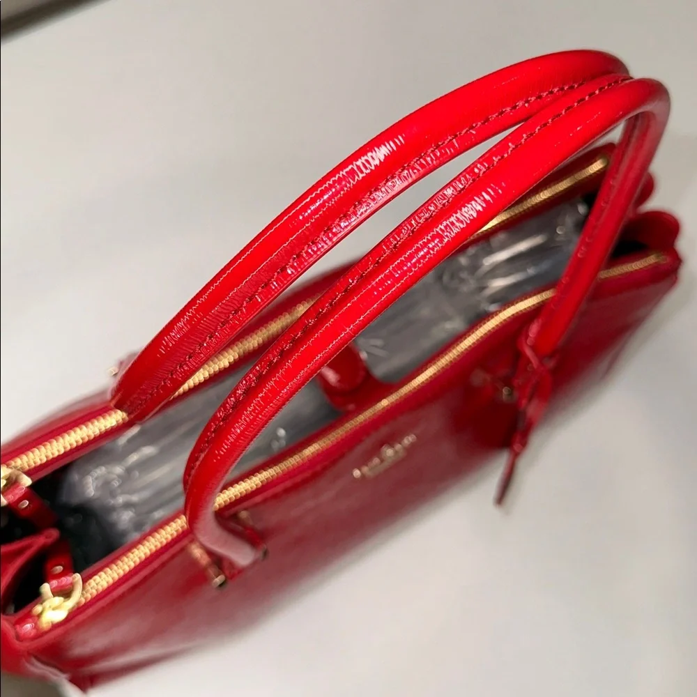 Kate Spade Patent Leather Red Shoulder Bag